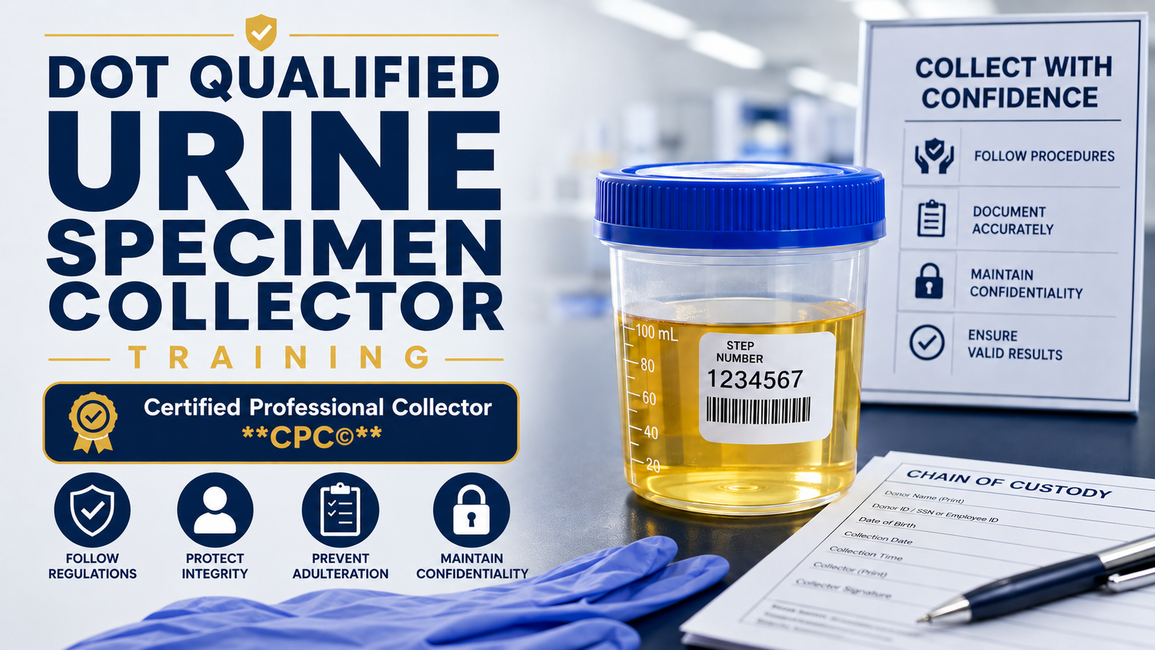 DOT Urine Specimen Collector Training: Online Course Only